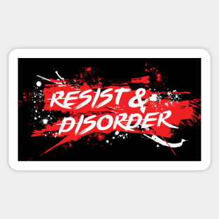 Rezodrone - Resist and Disorder Sticker